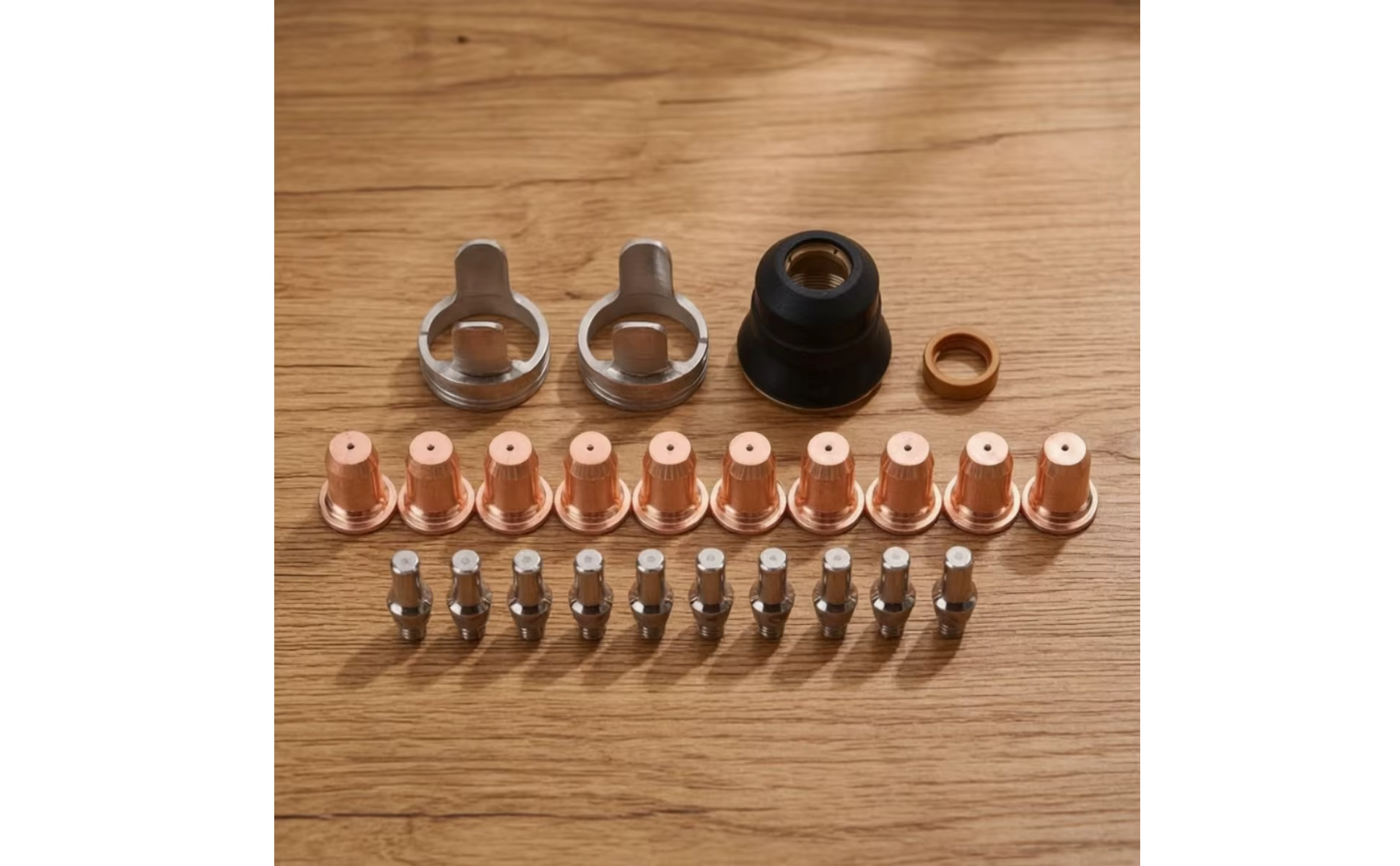 Vista general del kit de consumibles para antorcha de 24 piezas