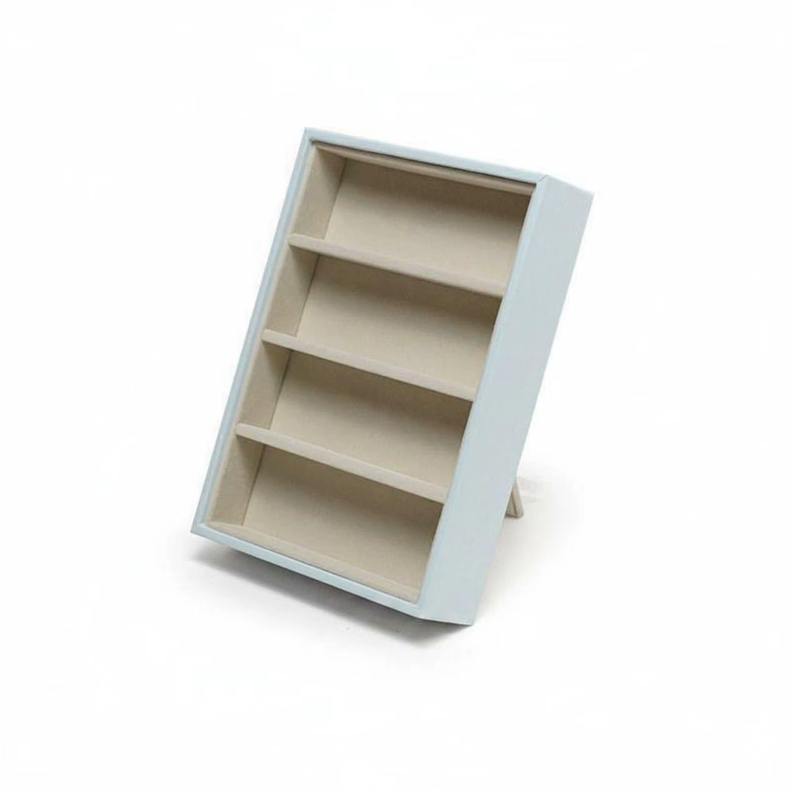 Organizador Vertical para Gafas – Bandeja Decorativa de Cuero PU para Exhibición