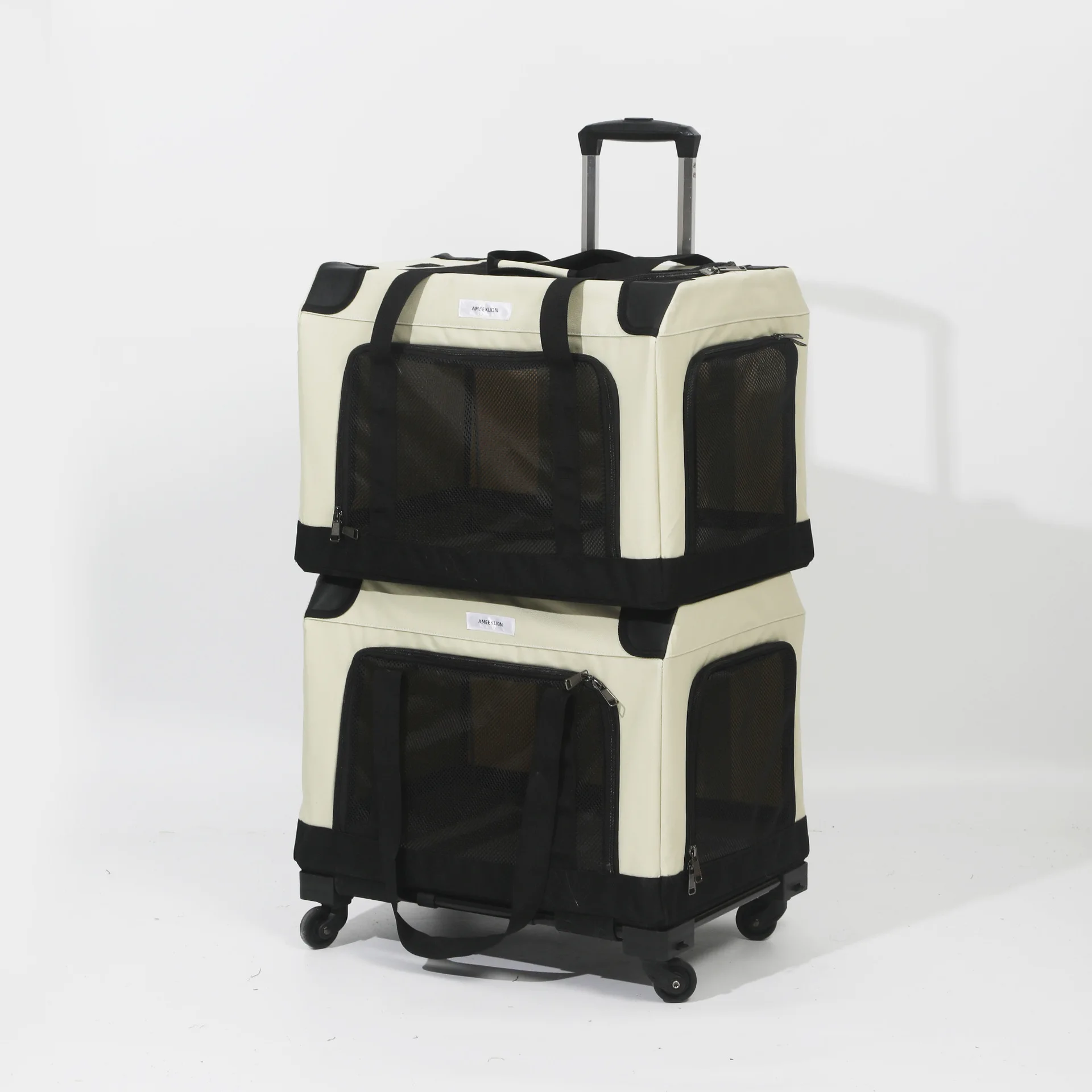 Bolsa de transporte transpirable para gatos y perros, plegable - imagen 3