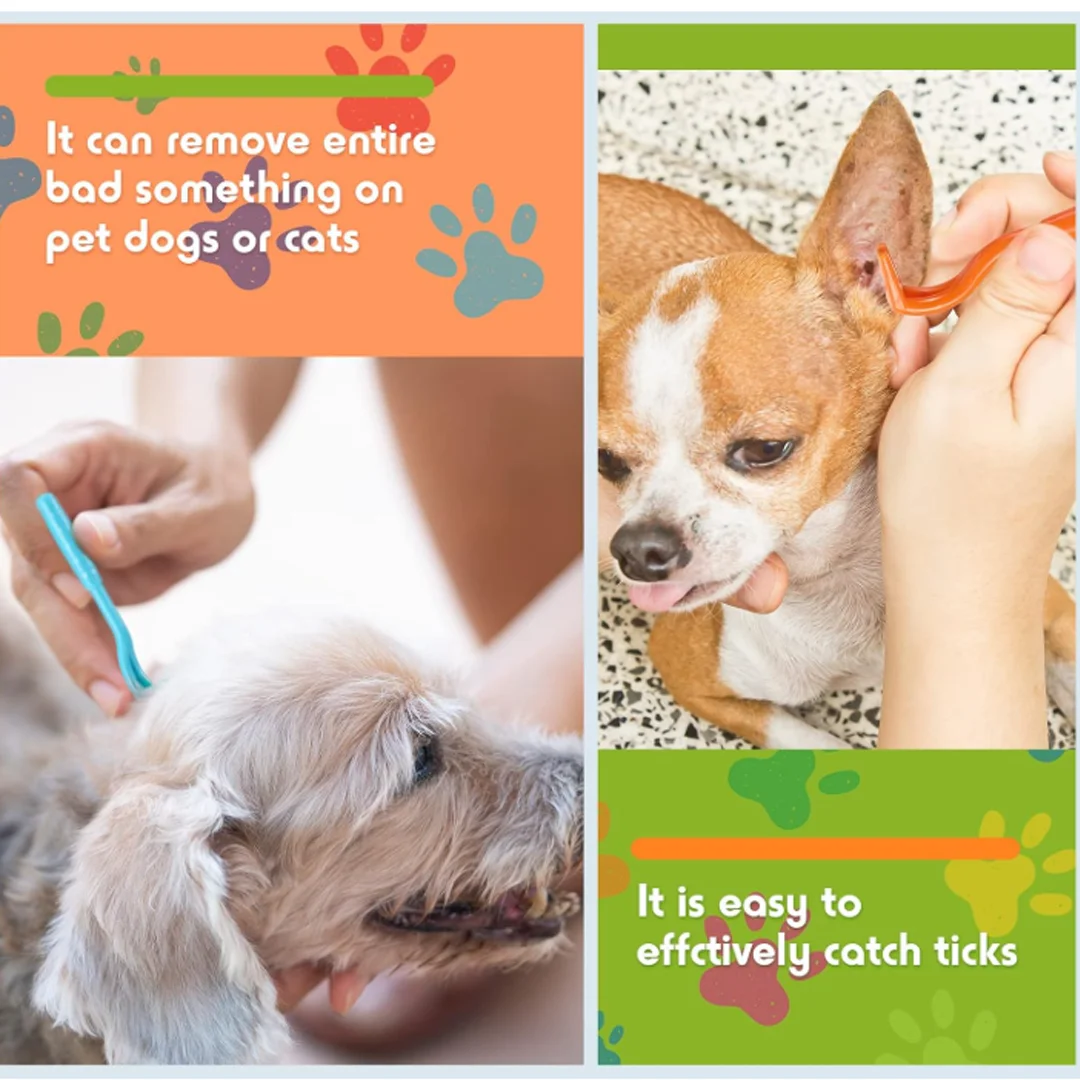 Pinzas antiparasitarias para eliminar pulgas y garrapatas en gatos y perros - imagen 3