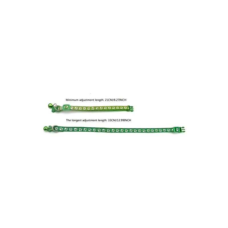 Collar ajustable con hebilla de plástico