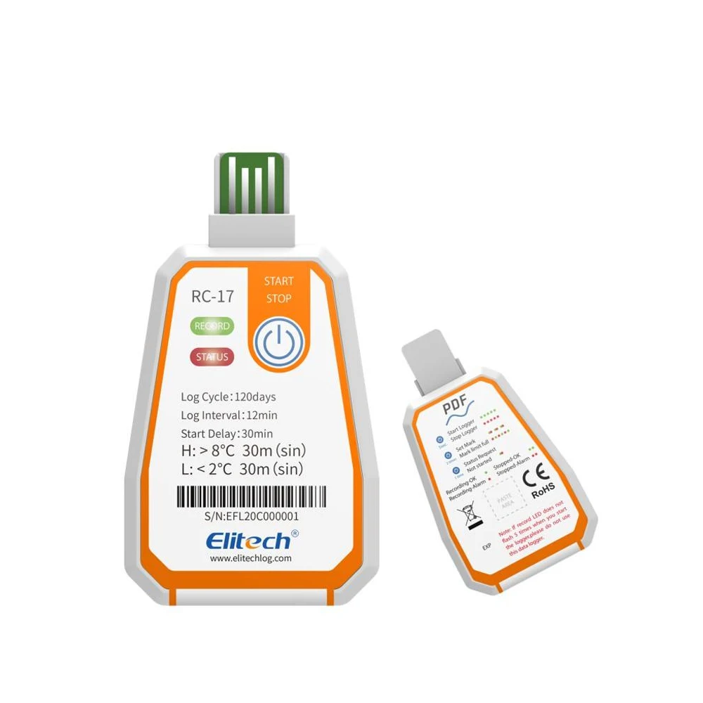 Registrador temperatura USB cadena frío mascotas -30°C a 70°C PDF - imagen 2