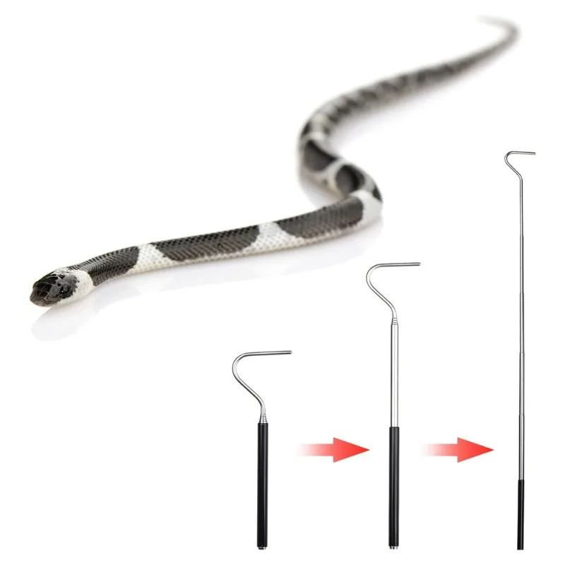 Pinza gancho retráctil extensible