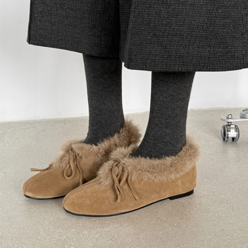 Mocasines Satinados Mujer – Cálidos Otoño e Invierno con Lazo - imagen 3