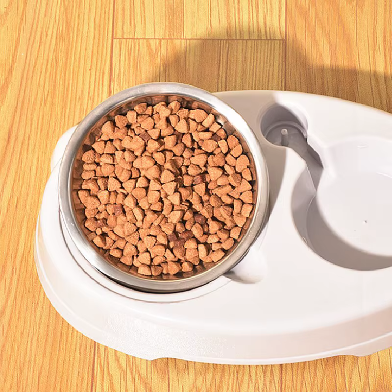 Cuenco doble desmontable antideslizante para perros y gatos - imagen 3
