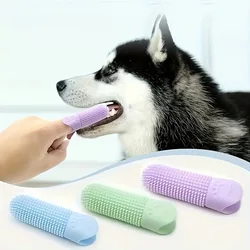 Cepillo dental de silicona 360° para perros y gatos – diseño