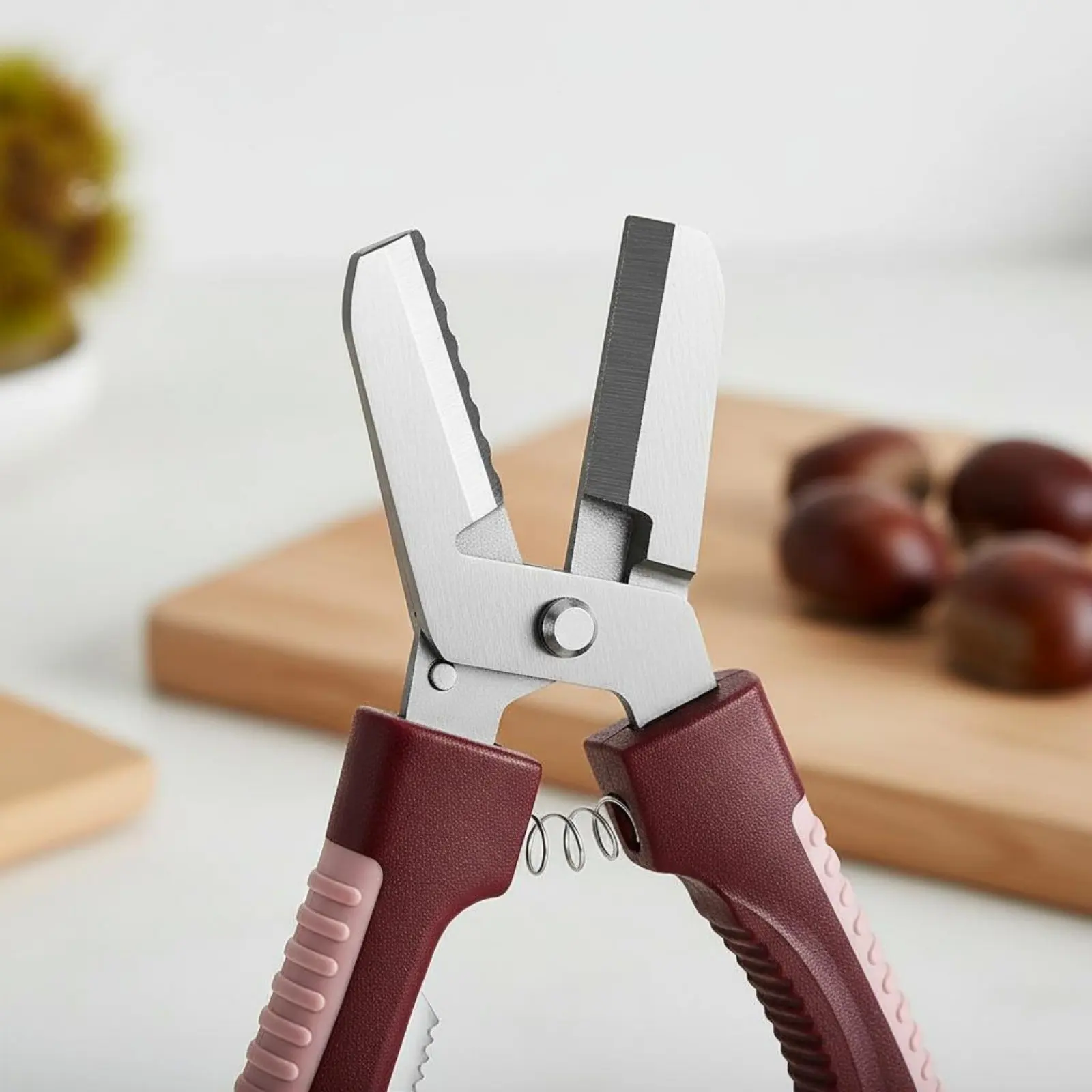 Cortador de castañas con palanca antideslizante y separador de nueces - imagen 3