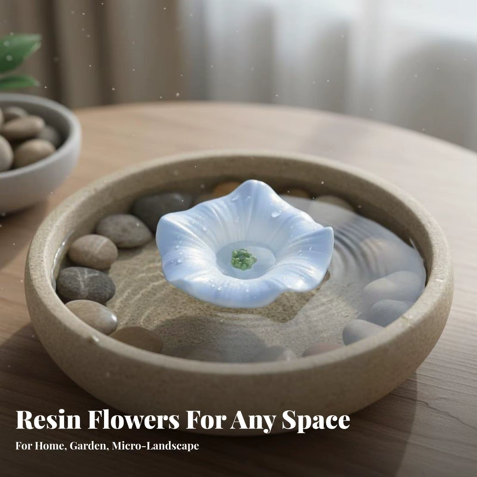 Flores Flotantes Decoración para Estanques y Fuentes – Resina - imagen 4