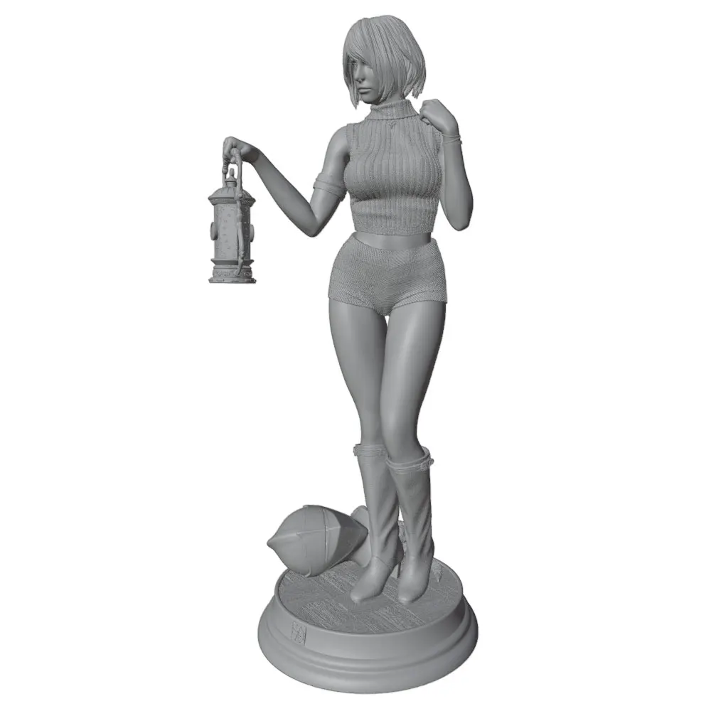 Figura resinada 1/24 para pintar – Miniatura GK de 75mm DIY sin montar - imagen 3