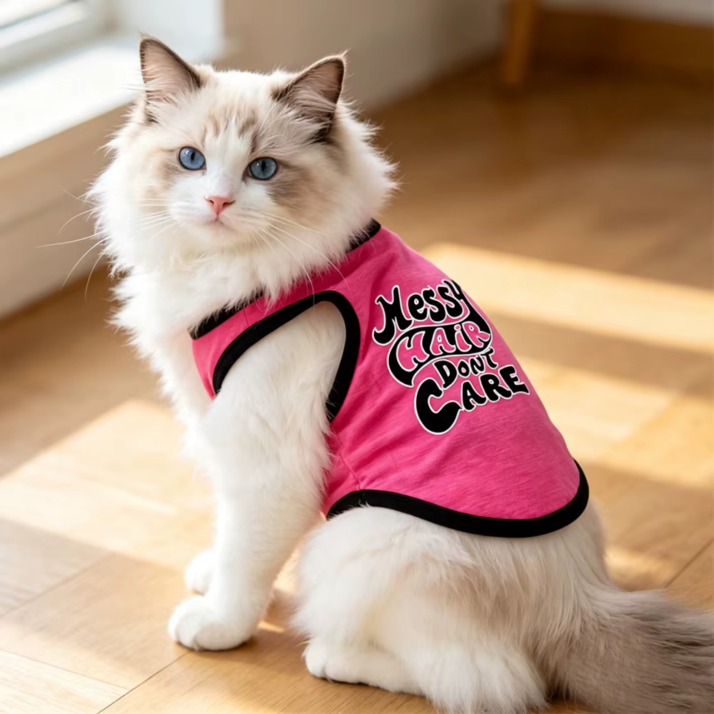 Camiseta sin mangas Sphynx para gatos verano - imagen 2
