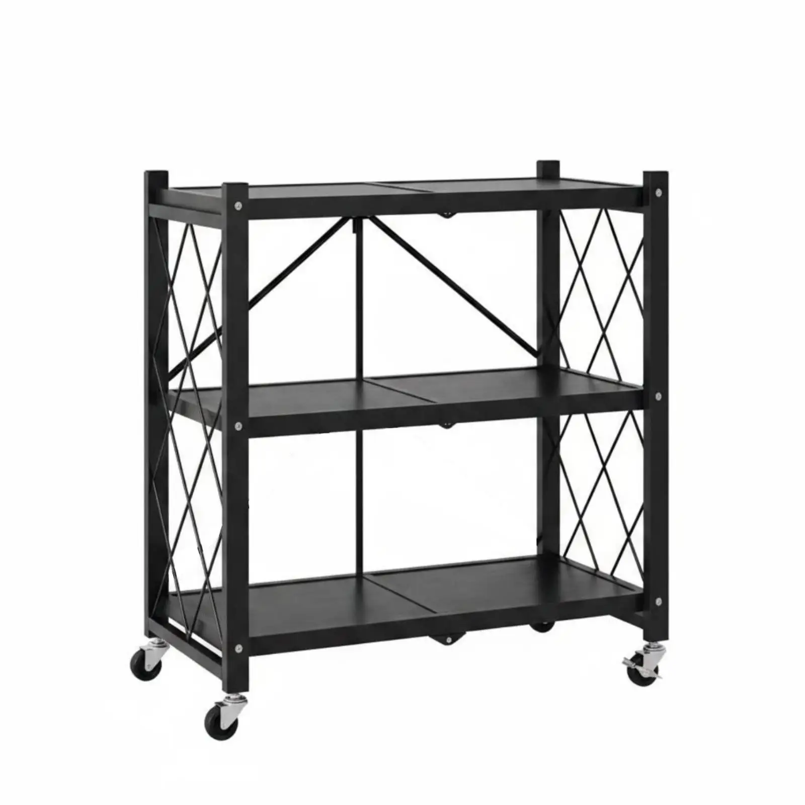 Estante Orgánico Metálico Plegable 3 Niveles – Organizador de Cocina - imagen 3