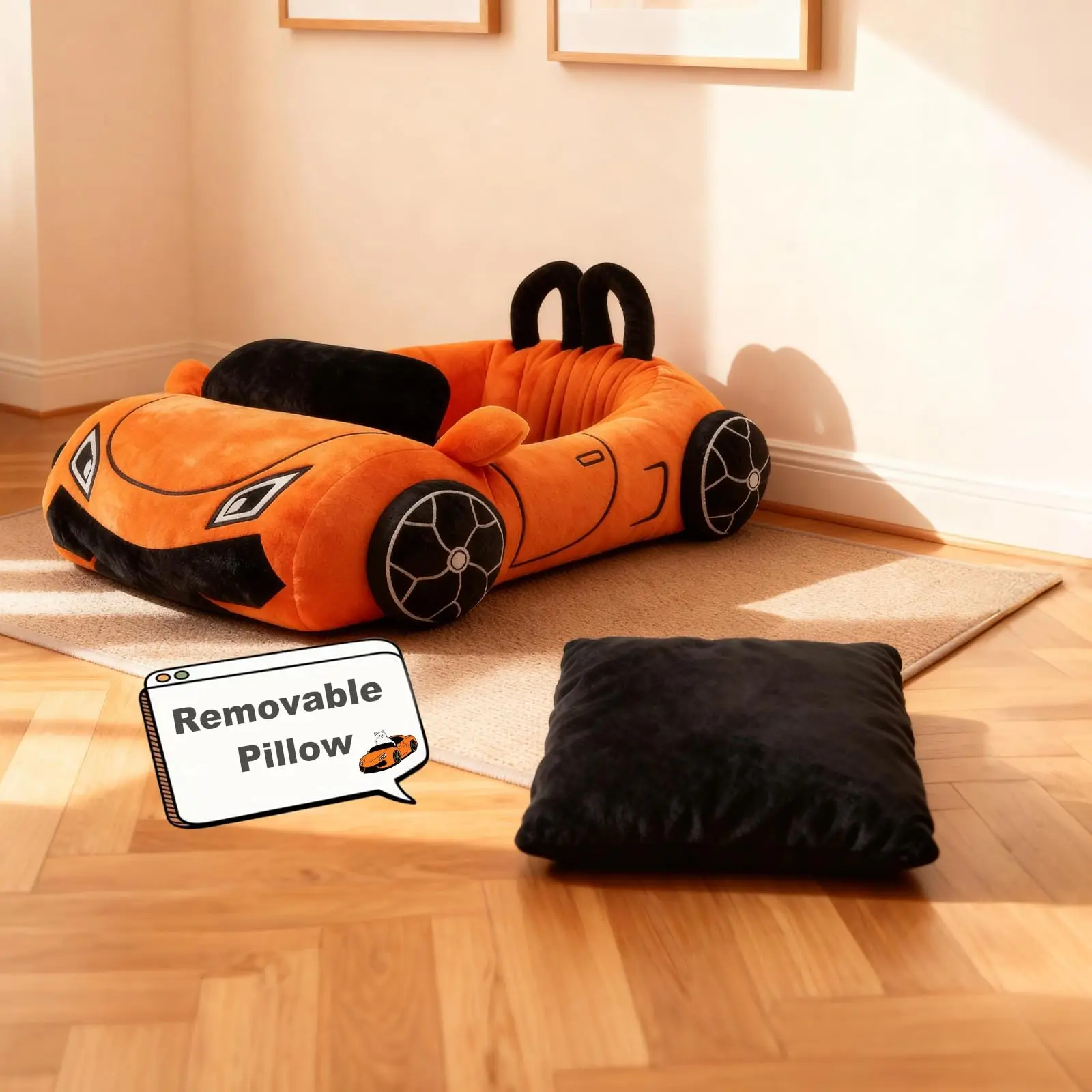 Cojín extraíble lavable de la cama Supercar