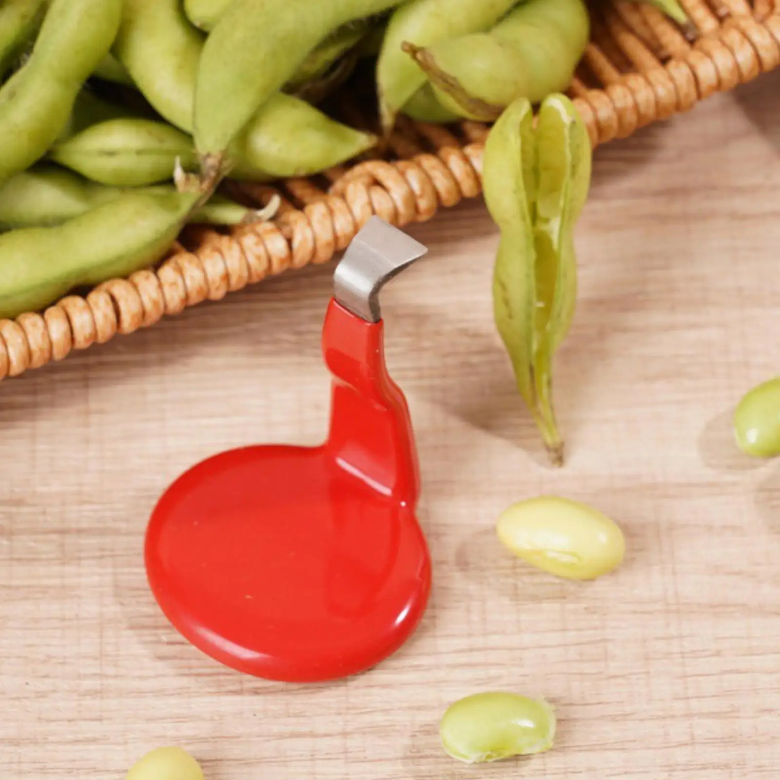 Removedor de cáscaras de guisantes de acero inoxidable – Utensilio de cocina compacto - imagen 2