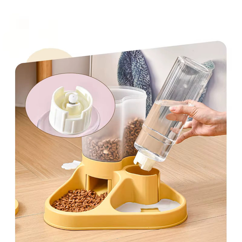 Comedero y bebedero automático doble para perros y gatos - imagen 3