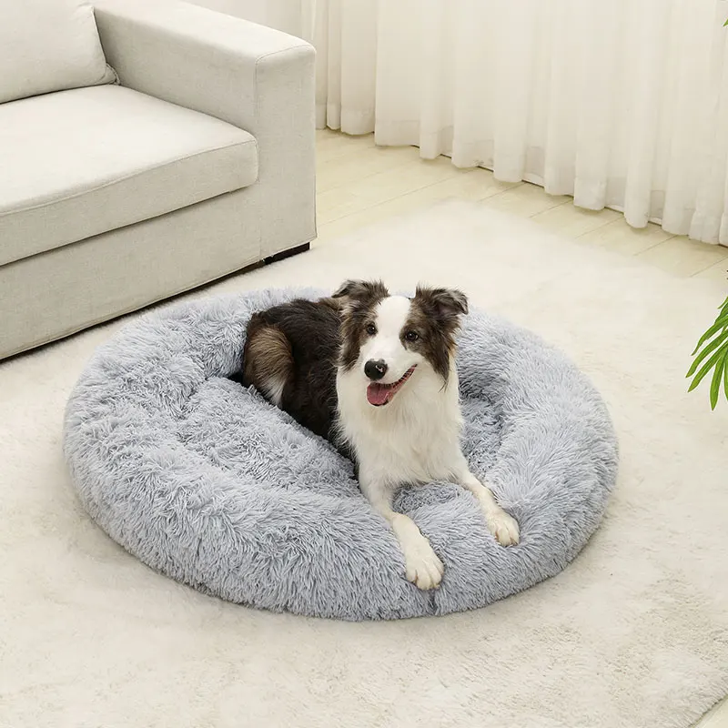 Cama de felpa suave para mascotas