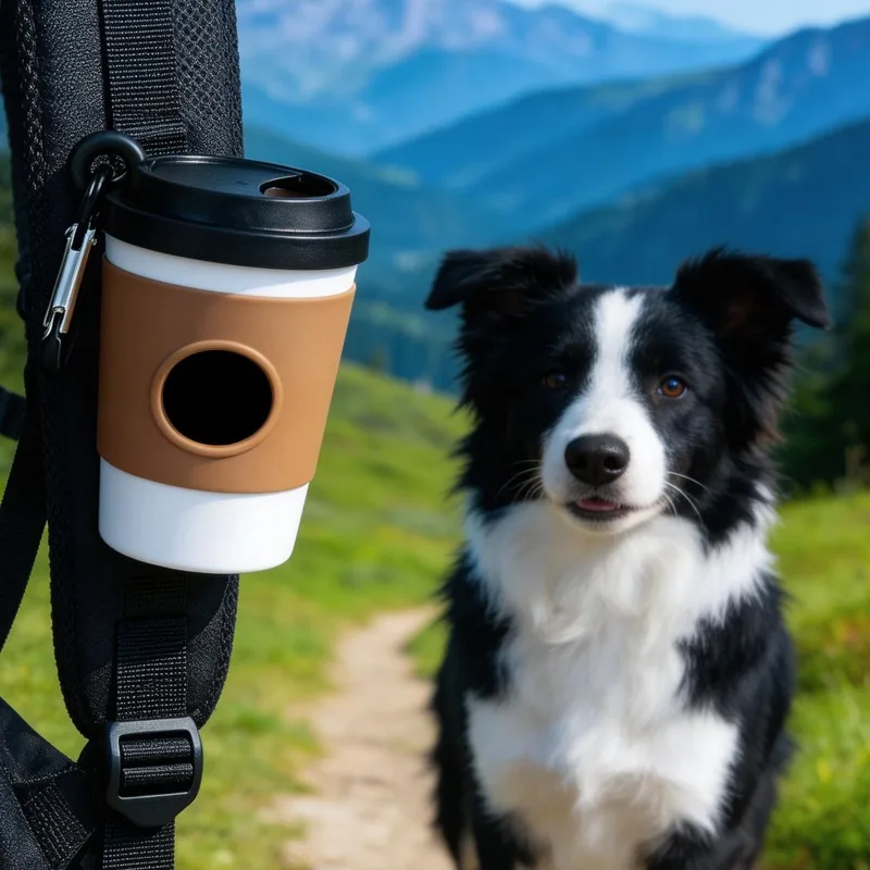 Dispensador portátil de bolsas para excrementos de perro, taza - imagen 3