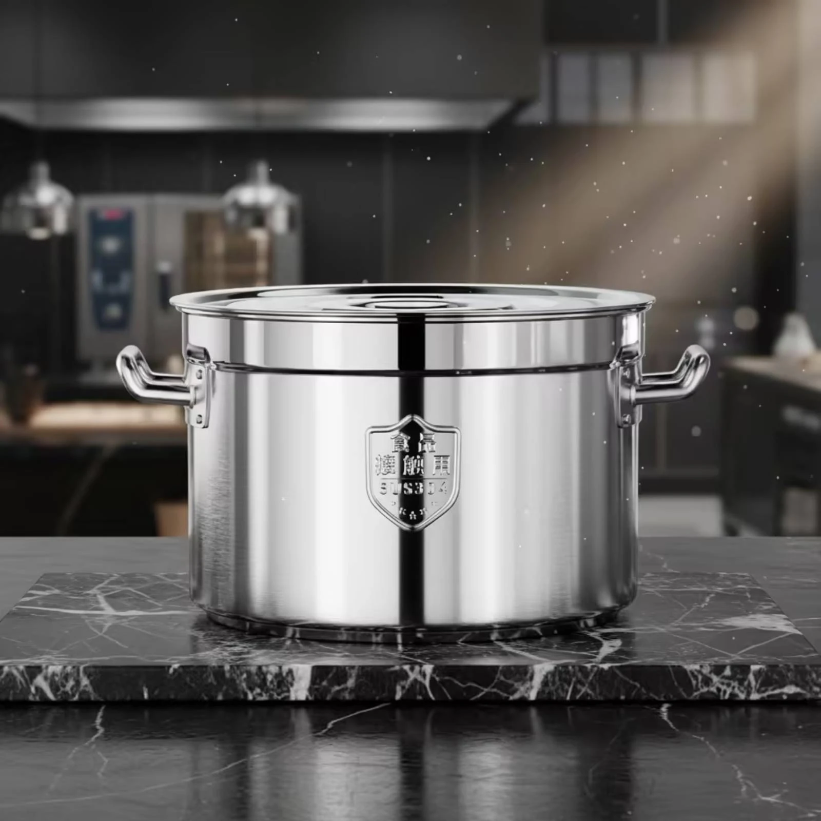 Olla de acero inoxidable con tapa y asas para gatos y perros – Gran capacidad - imagen 5
