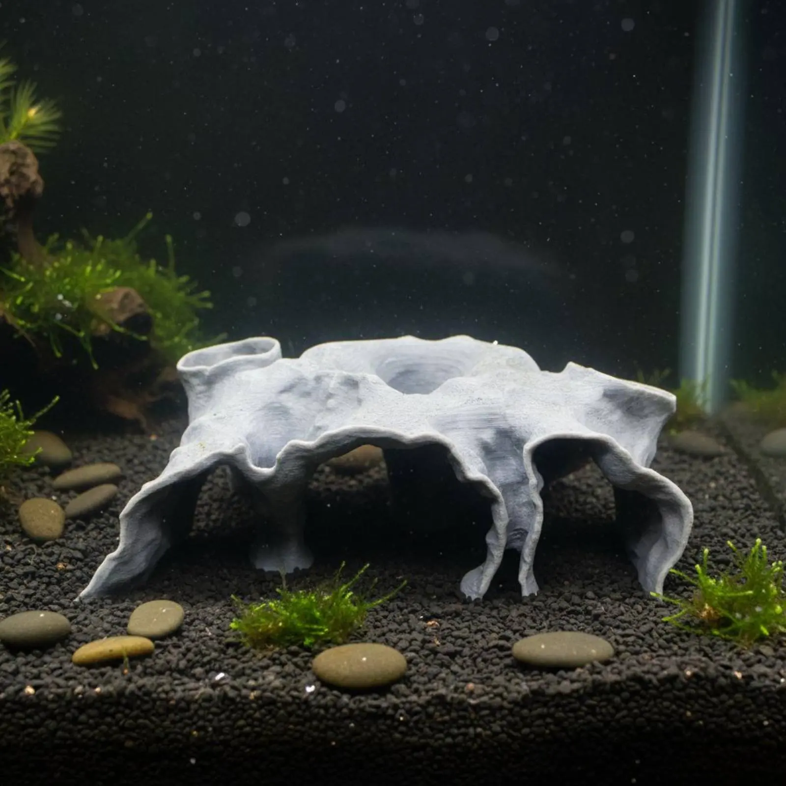 Cueva de acuario para camarones con aspecto natural, resistente - imagen 3