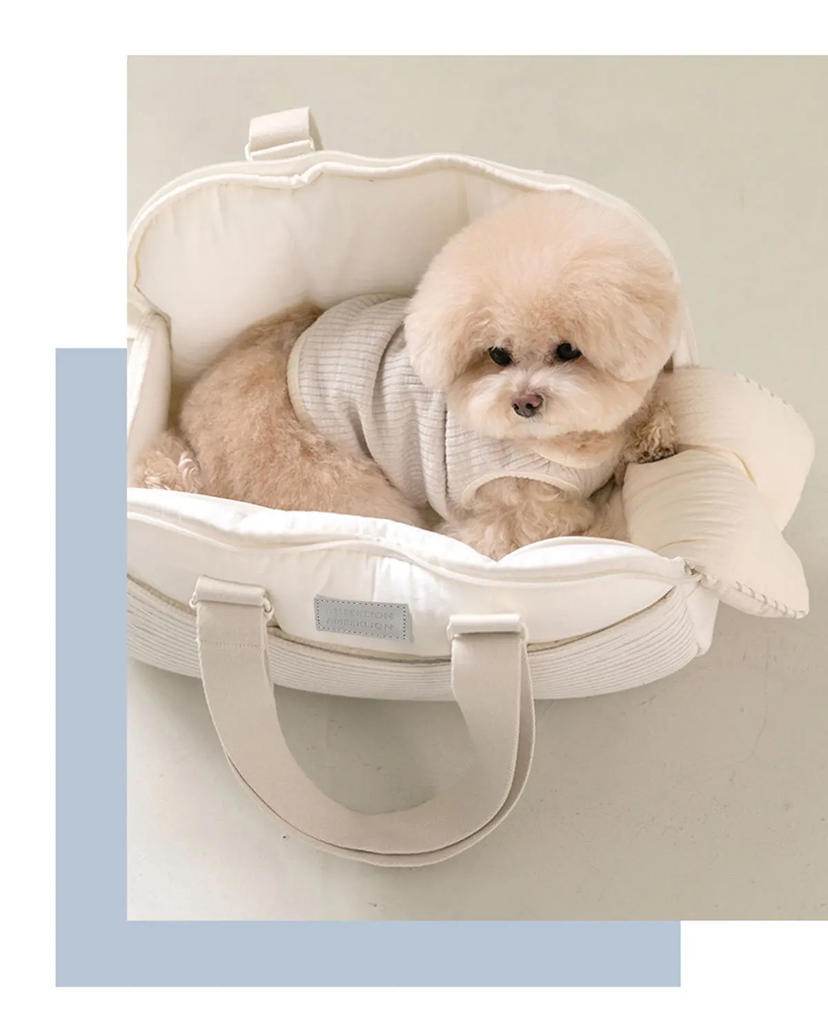 Bolsa de transporte acogedora para gatos pequeños en exteriores