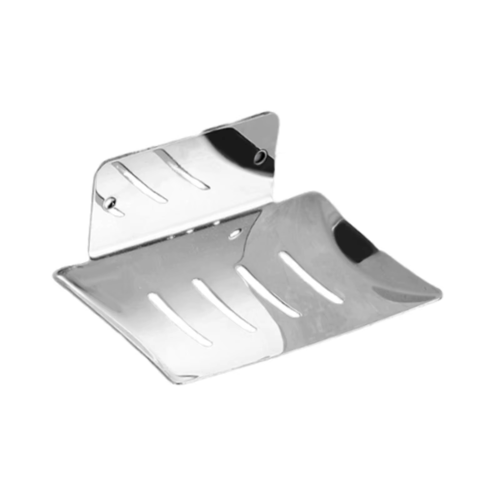 Jabonera adhesiva de acero inoxidable con drenaje para ducha - imagen 3