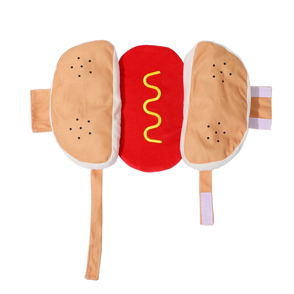 Disfraz de hot dog para gatos