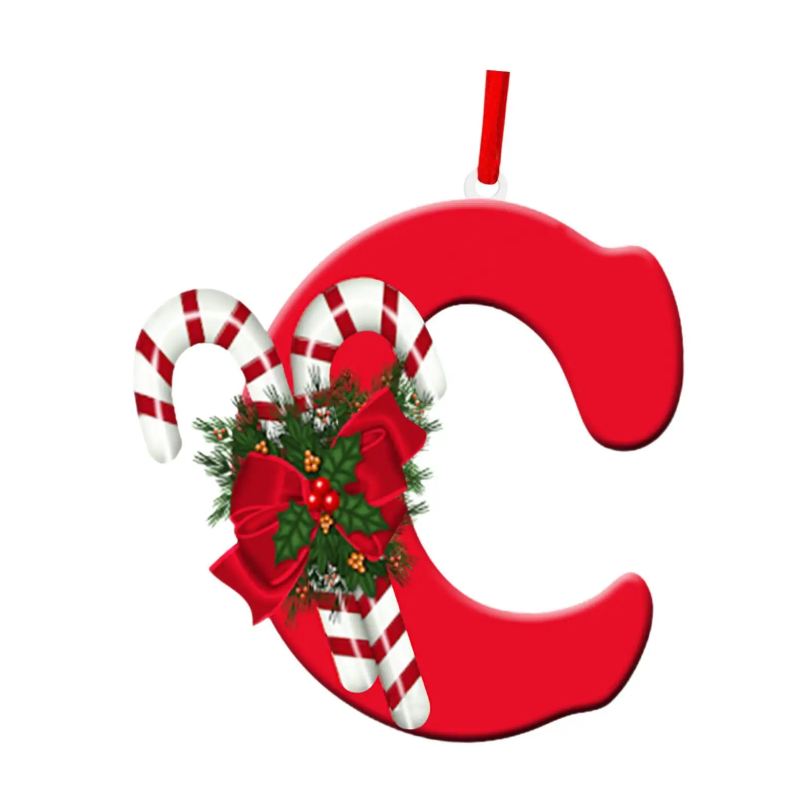 Letras Acrílicas para Árbol de Navidad – Adorno Colgante Festivo - imagen 5