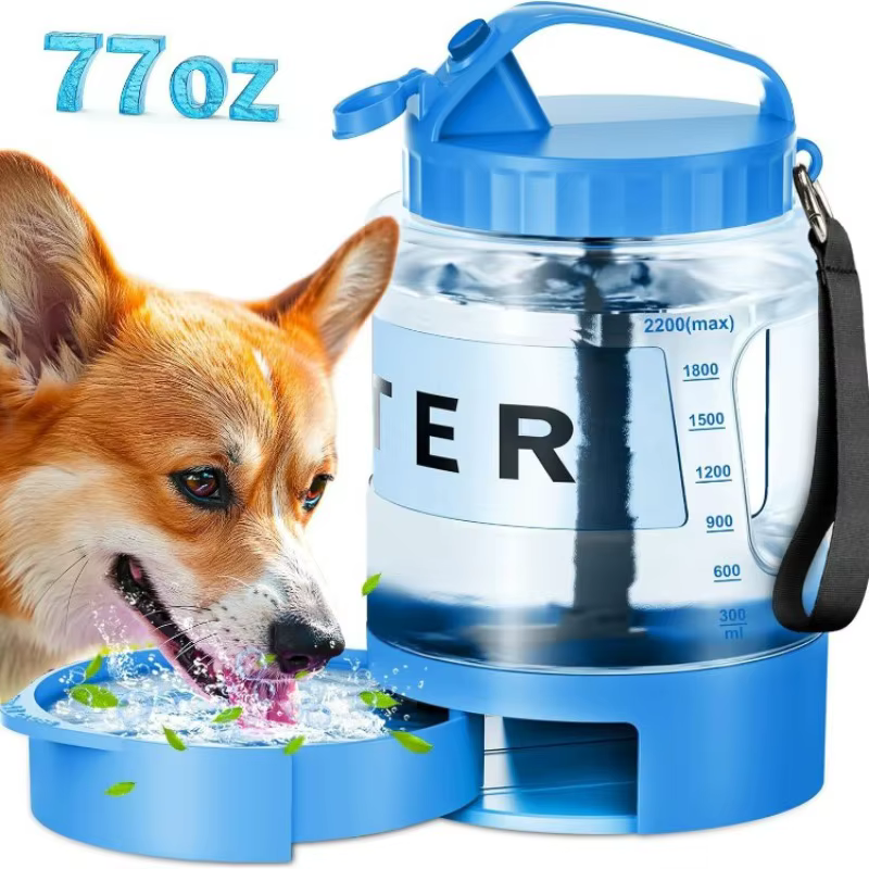 Botella de agua para perro y gato portátil, gran capacidad para paseos - imagen 3