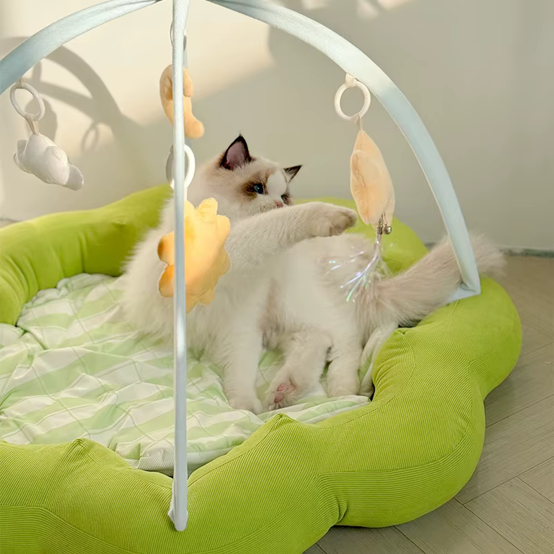 Cama sofá redonda lavable para perros – Uso en todas las estaciones - imagen 5