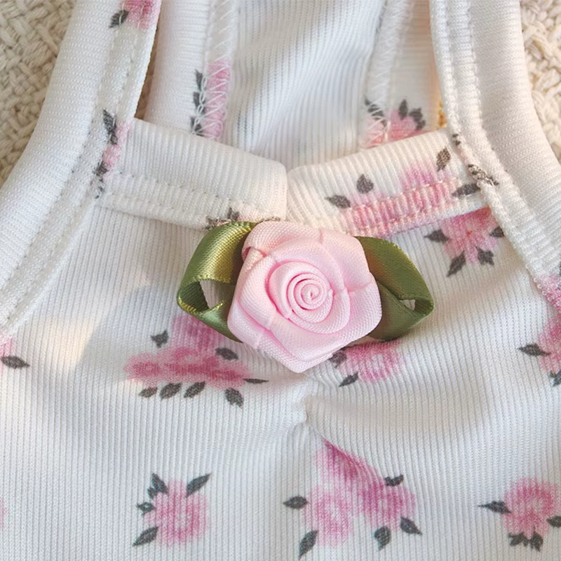 Vestido floral de verano para perros: Chihuahua, Yorkshire y Caniche - imagen 2