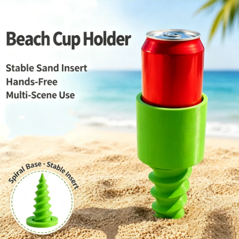 Portavasos de Arena Portátil para Playa – Soporte Estable para Bebidas al Aire Libre - imagen 3