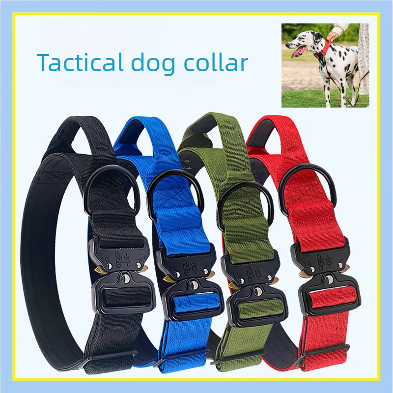 Collar táctico ajustable para perros medianos y grandes - imagen 3