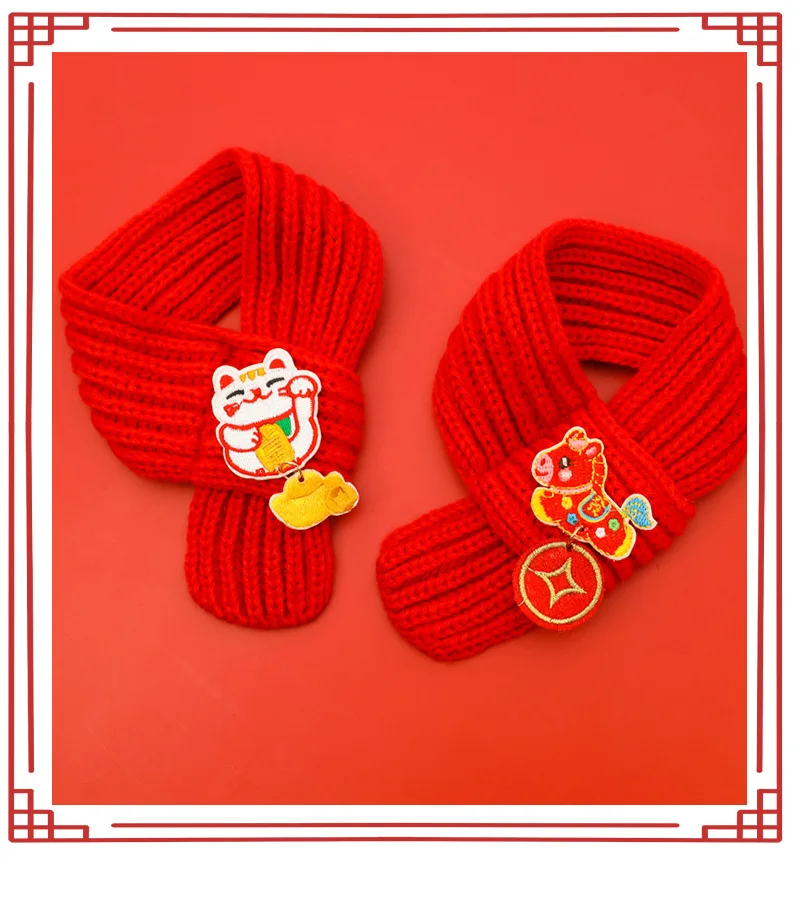 Bufanda roja con campana para mascota