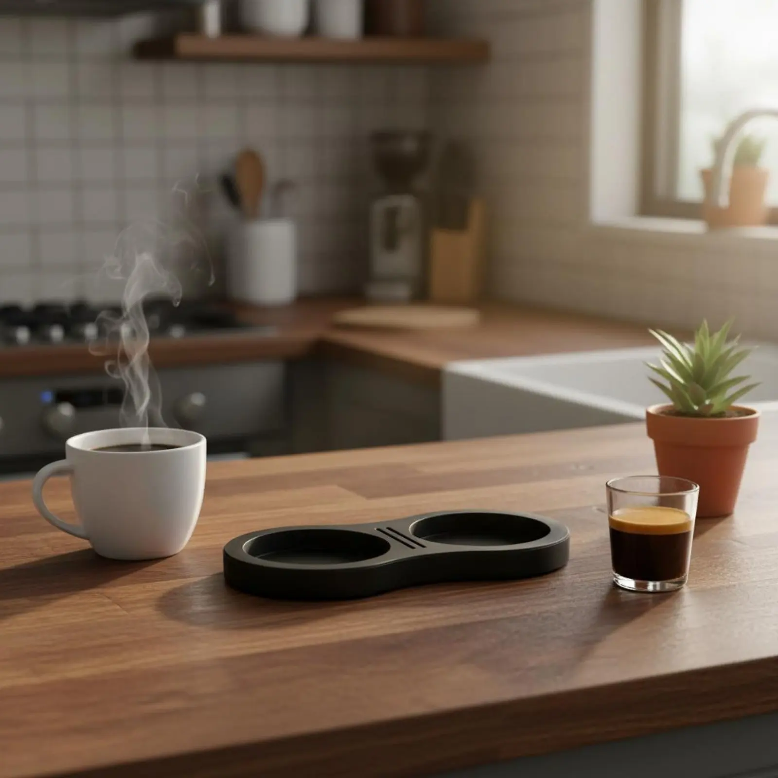 Estación de apisonado de espresso multifuncional: soporte y organizador - imagen 2