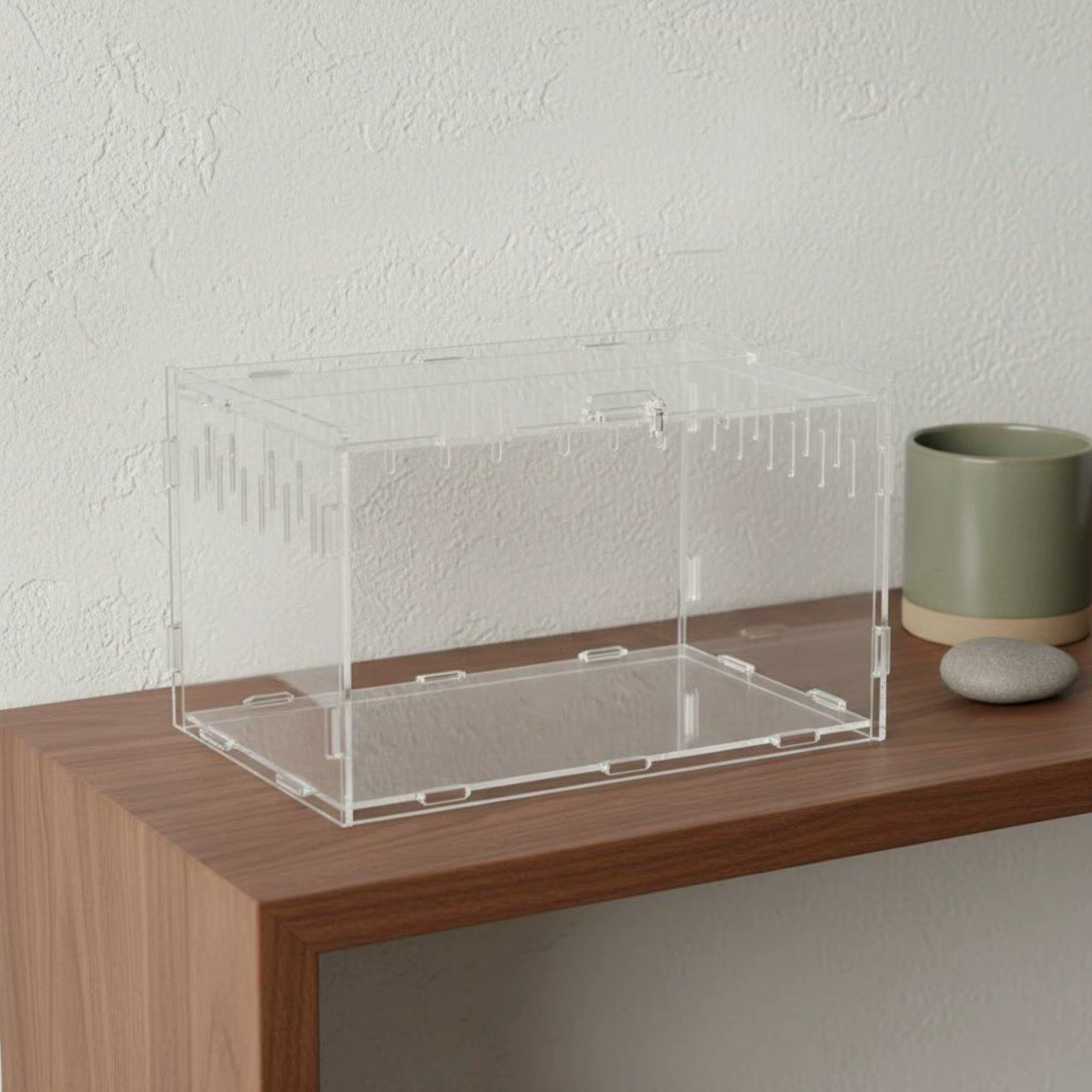 Terrario Transparente para Reptiles con Vista Panorámica 360° - imagen 5