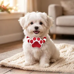 Lazos hechos a mano para cachorros y perros pequeños – Bolas y patas