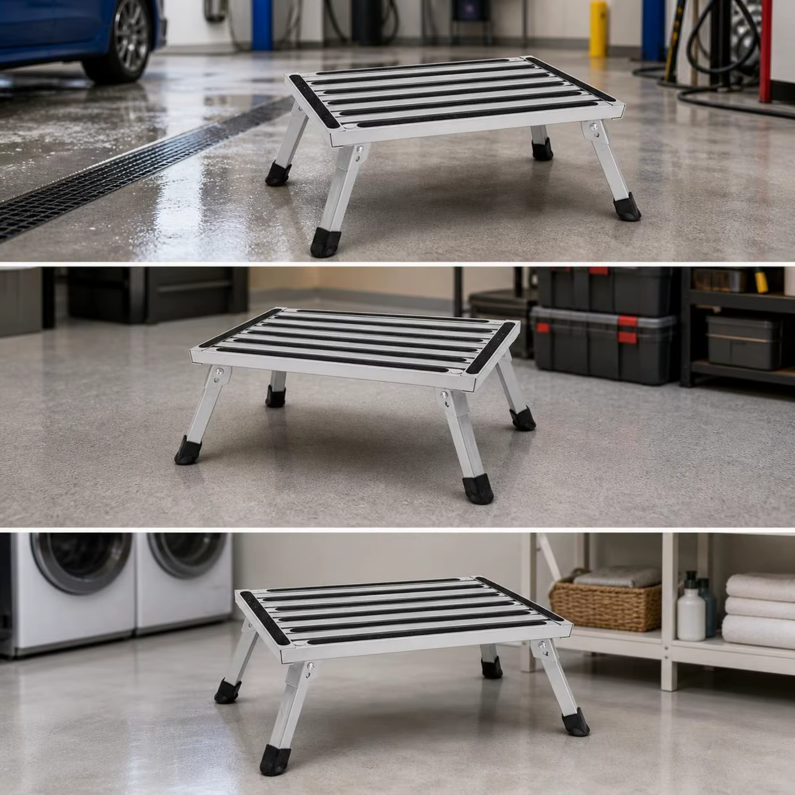 Taburete Plegable para Lavado de Coches – Plataforma Multiusos - imagen 5