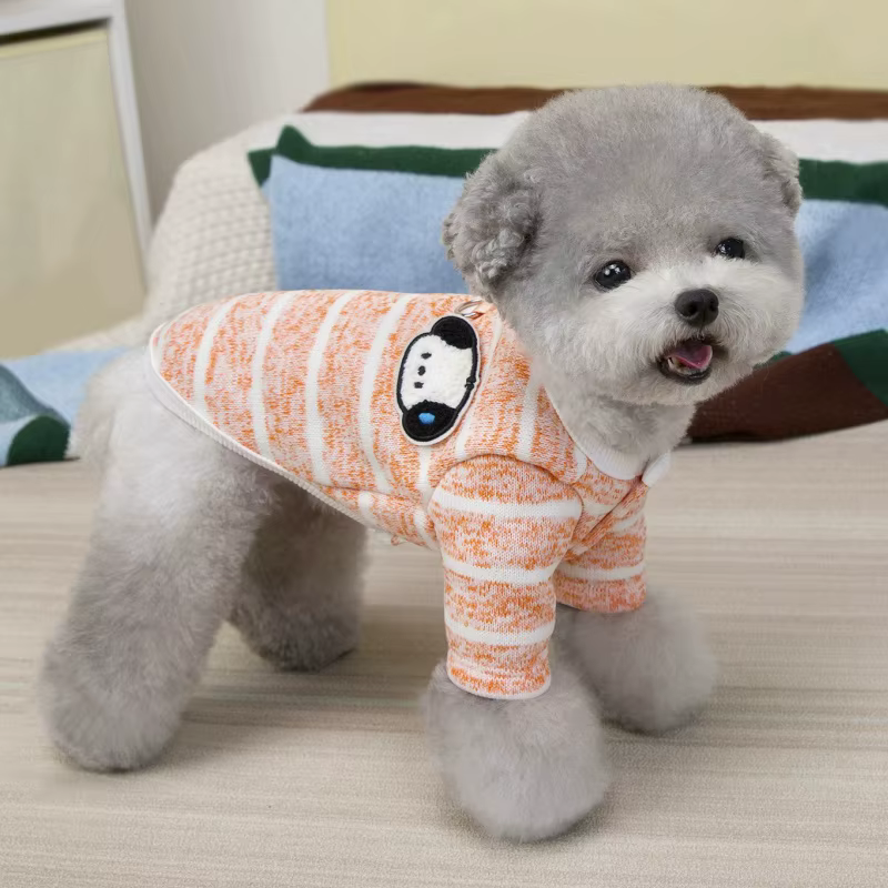 Sudadera con capucha para perro bichón o gato – Cálida y divertida