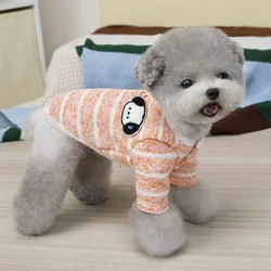 Sudadera con capucha para perro bichón o gato – Cálida y divertida