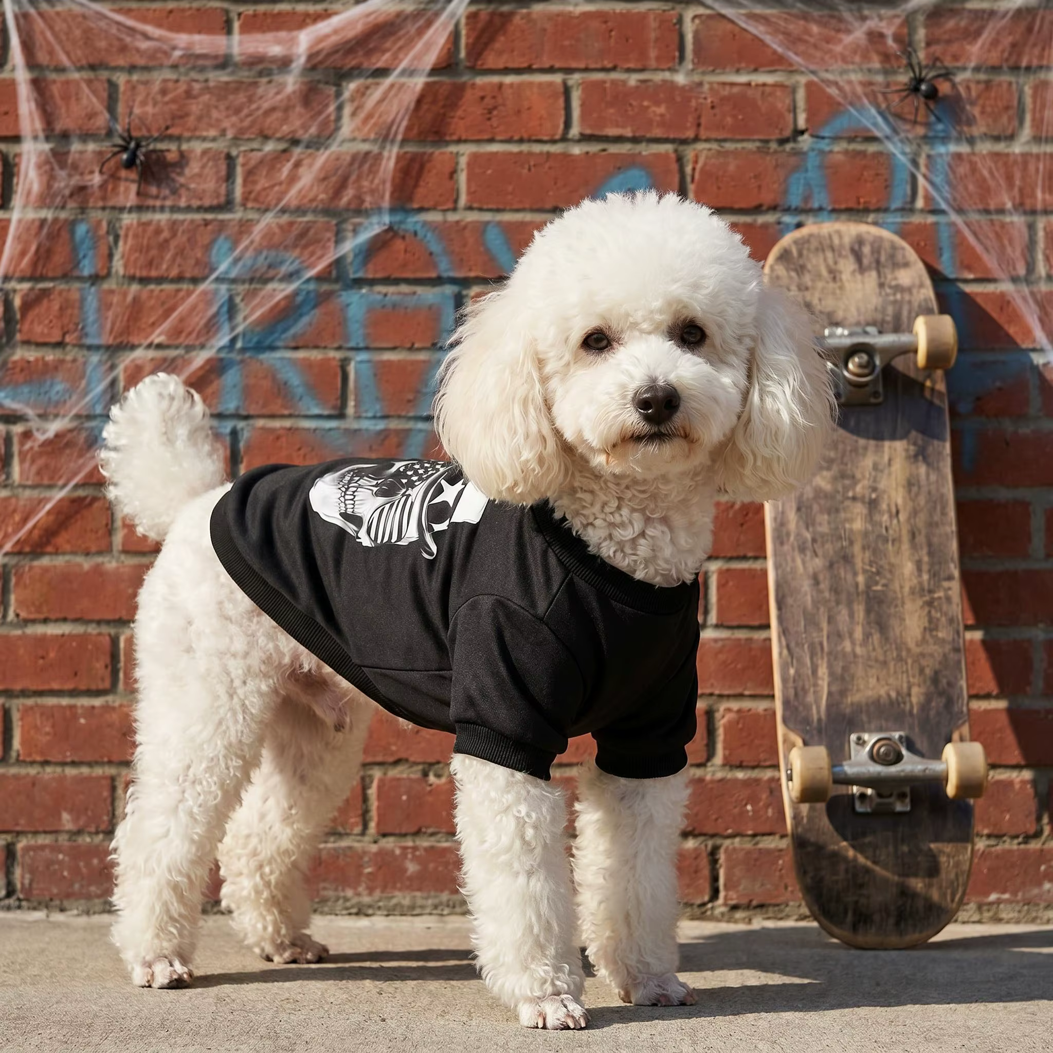 Sudadera negra Halloween mascotas