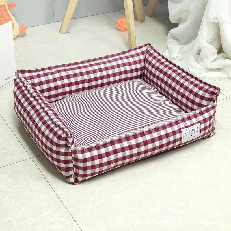 Detalle del diseño de la cama para interior