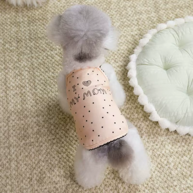Chaleco de verano sin mangas con encaje para perros pequeños y gatos - imagen 4