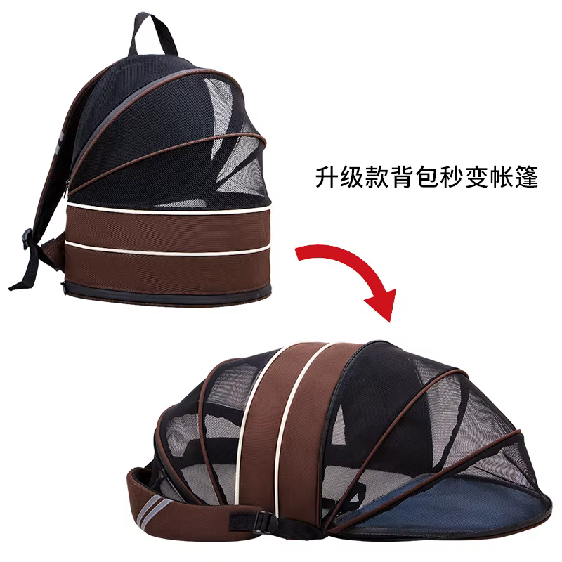 Mochila transportín expandible para gatos y perros pequeños - imagen 2