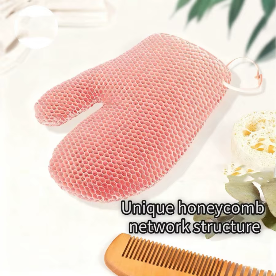 Guante de baño exfoliante antibacteriano para gatos y perros - imagen 3