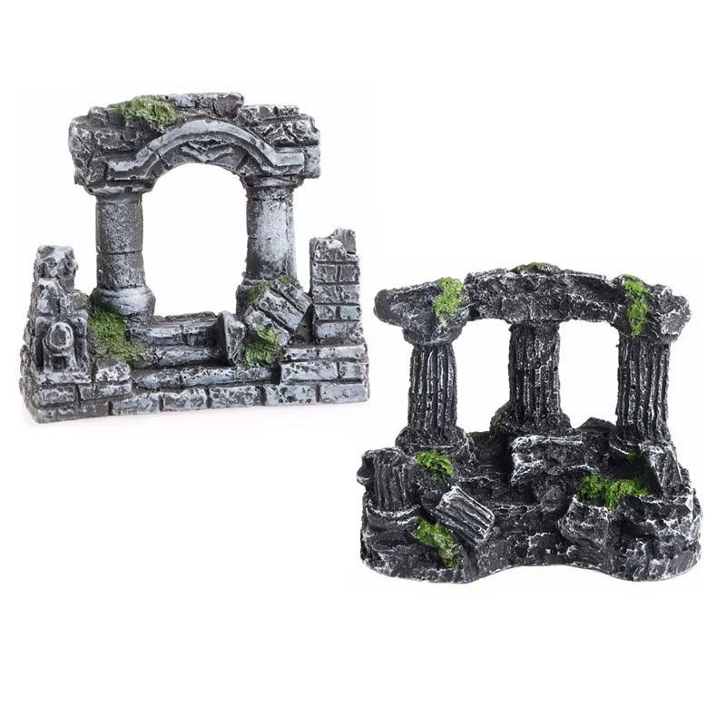 Cueva y ruinas para decorar el acuario