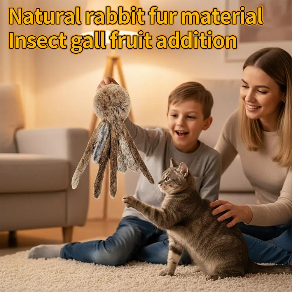 Juguete peluche interactivo piel sintética para gatos y perros - imagen 3