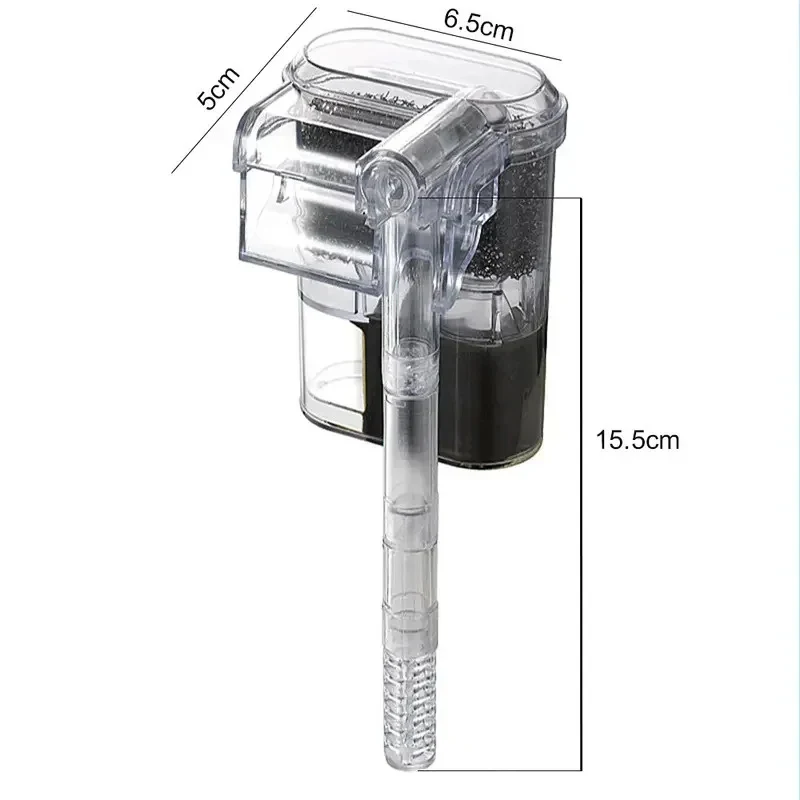 Filtro colgante USB con bomba de oxígeno para peceras pequeñas - imagen 3