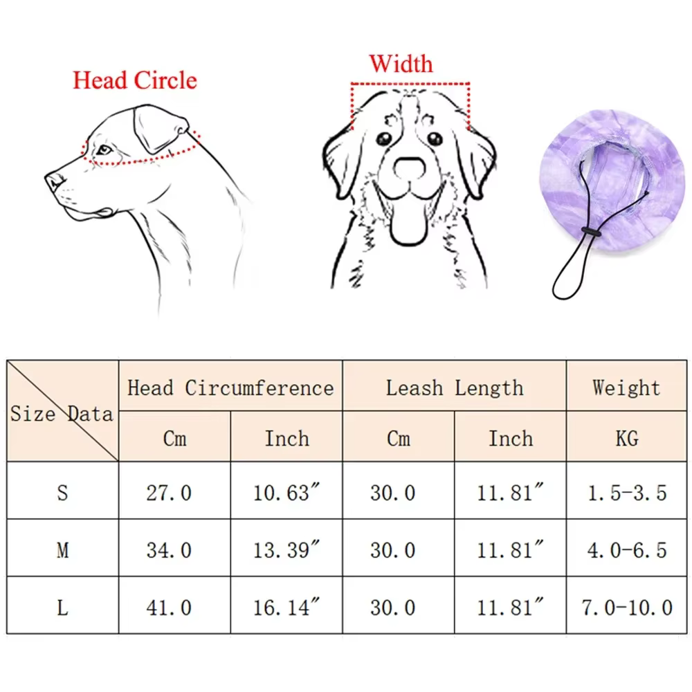 Sombrero solar transpirable para perros y gatos pequeños - imagen 5