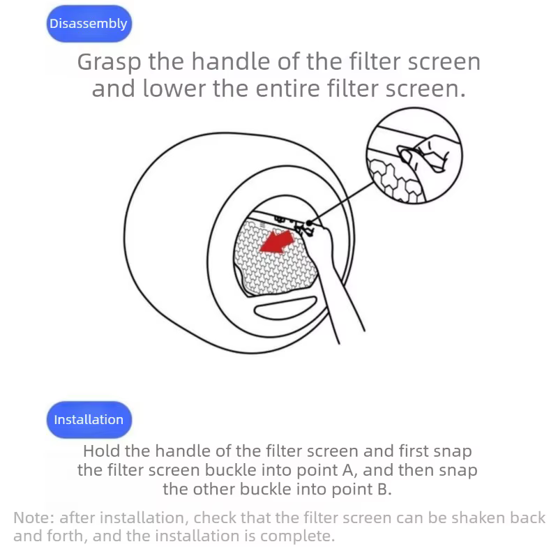 Filtro de arena lavable para arenero PETKIT ULTRA - imagen 4