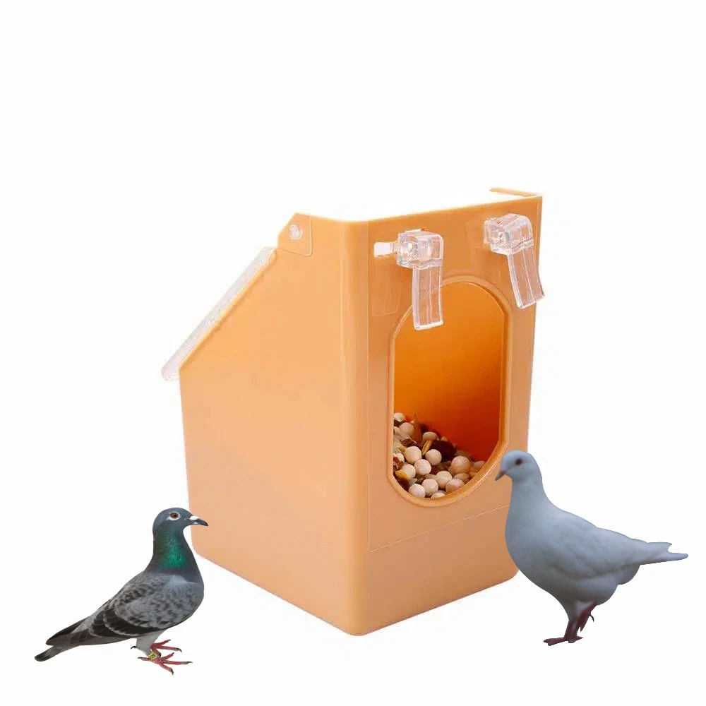 Bebedero automático de agua para aves de plástico, tipo caja - imagen 2