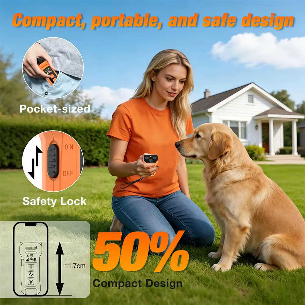 Repelente Ultrasónico para Perros – Entrenador Antiladridos con LED - imagen 2